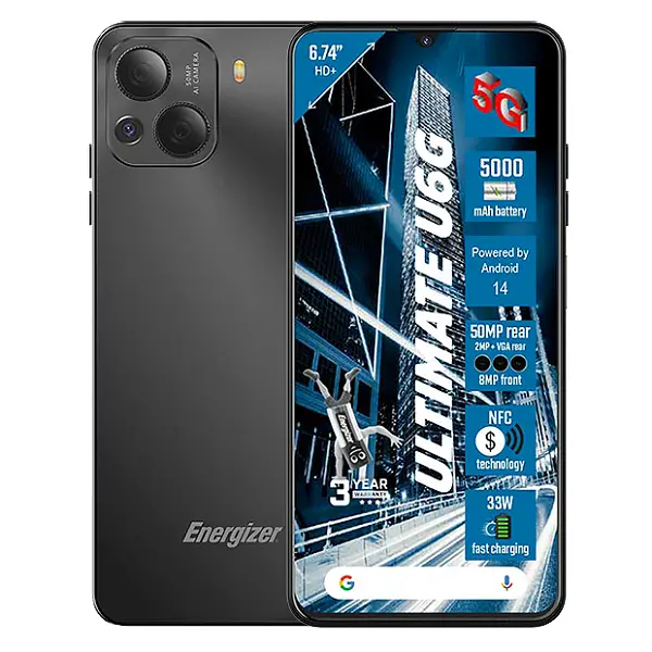 Energizer Ultimate U6G View 1 - Camera, Display & Design