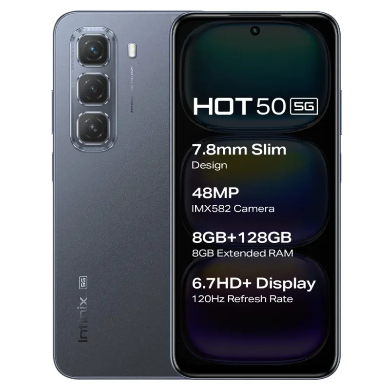 Infinix HOT 50 5G View 5 - Camera, Display & Design