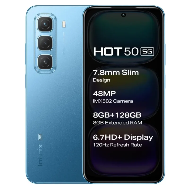 Infinix HOT 50 5G View 6 - Camera, Display & Design
