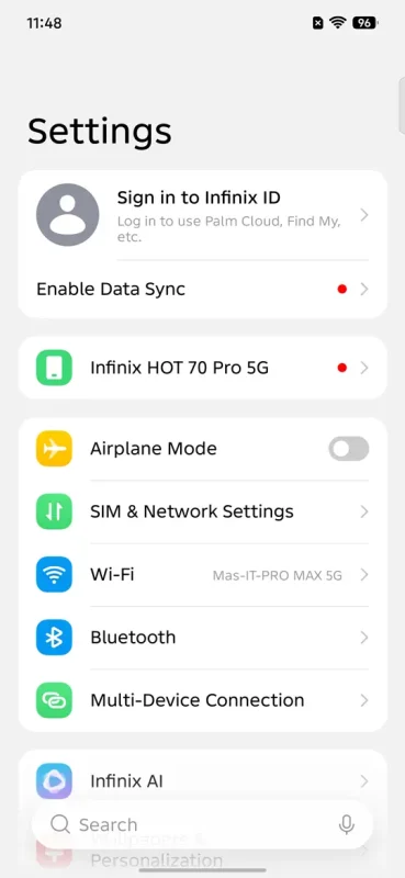 Infinix Hot 70 Pro View 115 - Camera, Display & Design