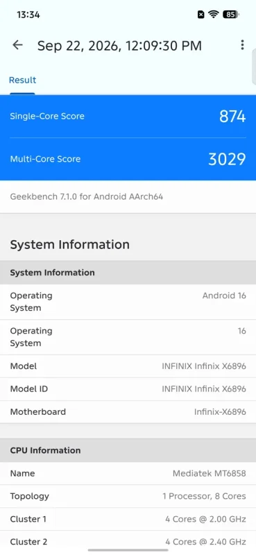 Infinix Hot 70 Pro View 126 - Camera, Display & Design