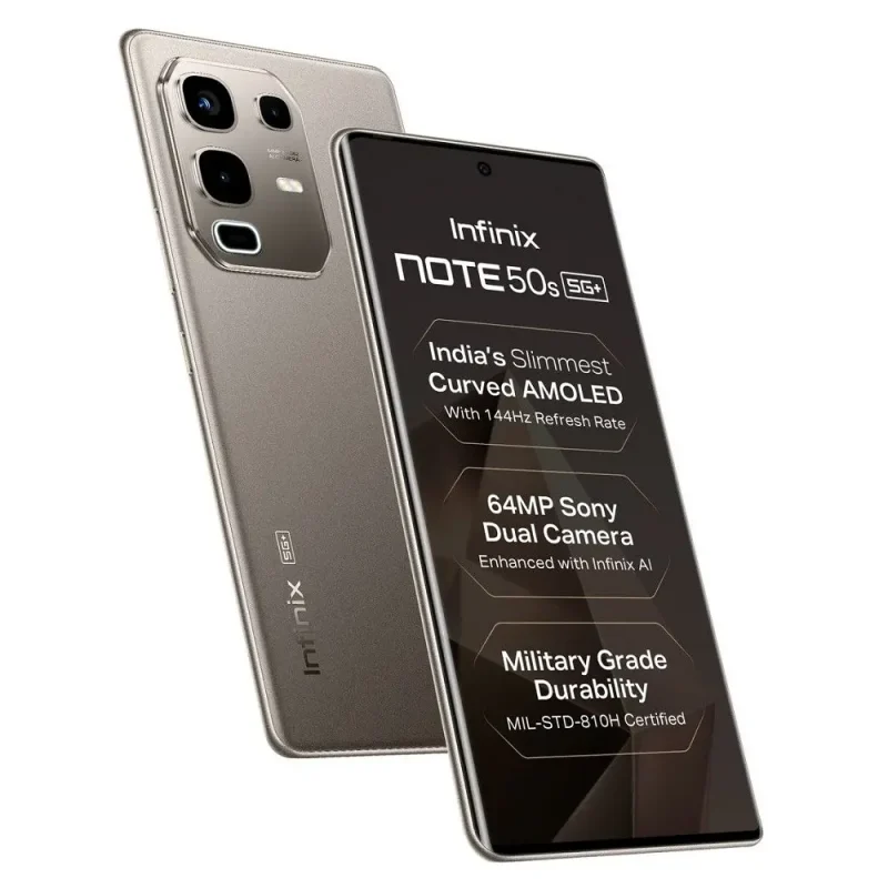 Infinix Note 50s View 5 - Camera, Display & Design