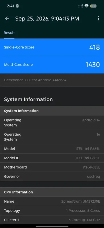 Itel Power 80 View 52 - Camera, Display & Design