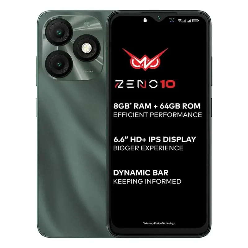 Itel Zeno 10 View 7 - Camera, Display & Design