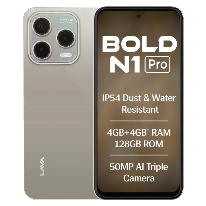 Lava Bold N1 Pro View 1 - Camera, Display & Design