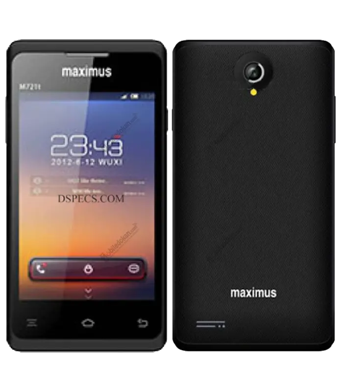Maximus max12 View 1 - Camera, Display & Design