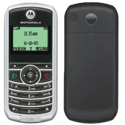 Motorola C118 View 1 - Camera, Display & Design