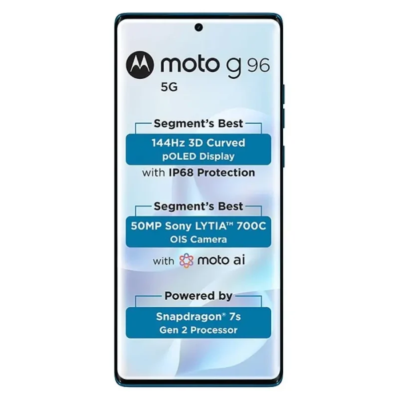 Motorola Moto G96 View 10 - Camera, Display & Design