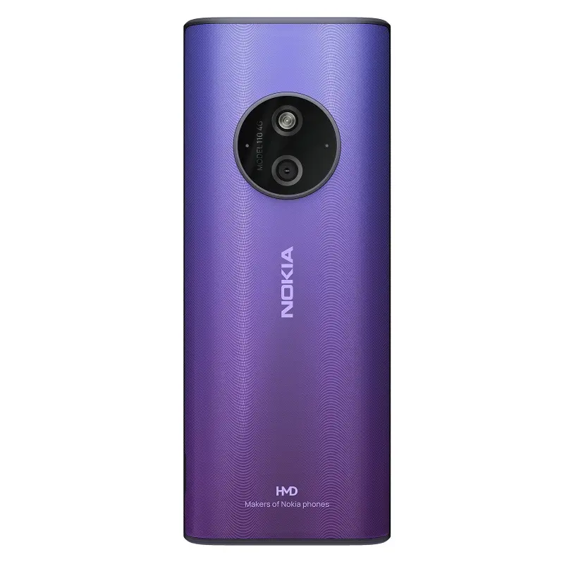 Nokia 110 4G (2024) View 3 - Camera, Display & Design