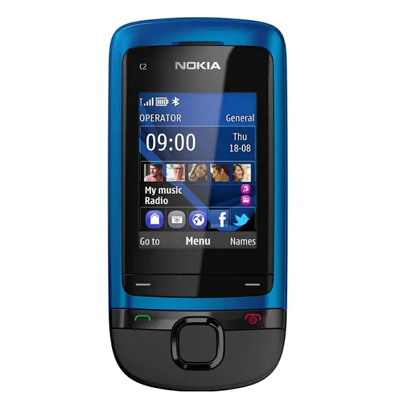 Nokia C2-05 View 1 - Camera, Display & Design