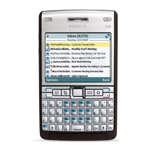Nokia E61i View 1 - Camera, Display & Design