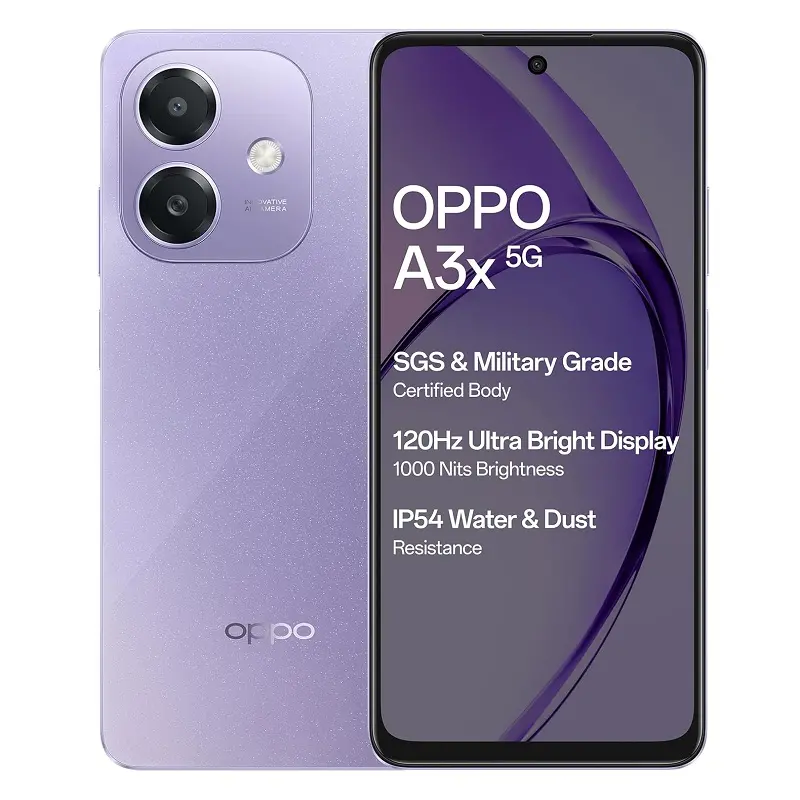 Oppo A3x 5G View 1 - Camera, Display & Design
