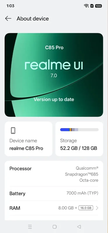 Realme C85 Pro View 37 - Camera, Display & Design
