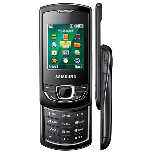 Samsung E2550 Monte Slider View 1 - Camera, Display & Design
