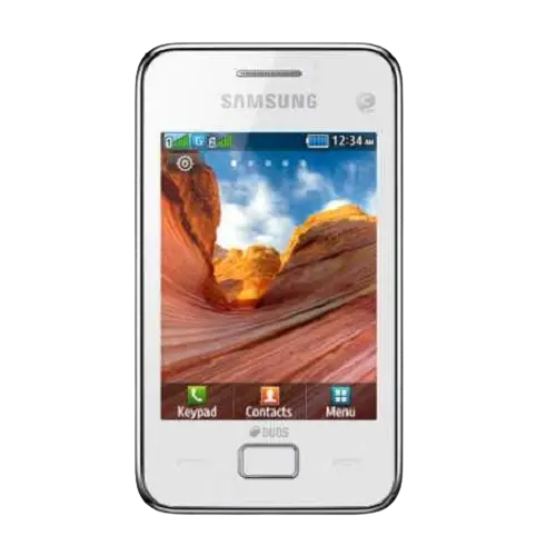Samsung Star 3 DUOS S5222 View 1 - Camera, Display & Design