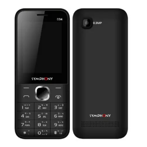 Symphony D34 View 1 - Camera, Display & Design