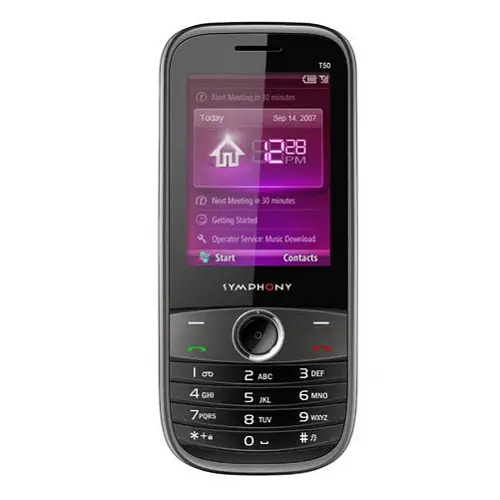 Symphony T50 View 1 - Camera, Display & Design