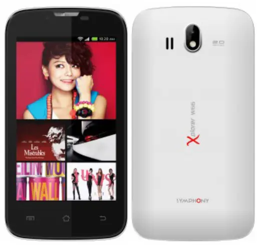 Symphony Xplorer W66 View 1 - Camera, Display & Design