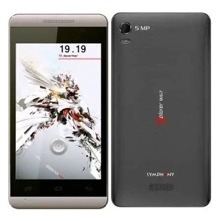 Symphony Xplorer W67 View 1 - Camera, Display & Design