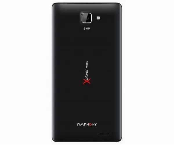 Symphony Xplorer W86 View 3 - Camera, Display & Design