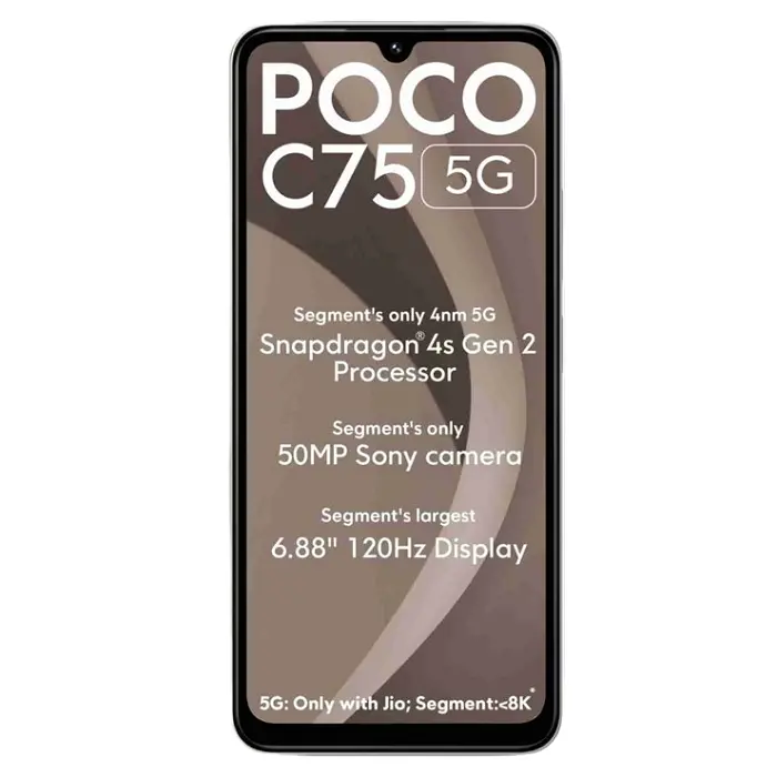 Xiaomi Poco C75 5G View 1 - Camera, Display & Design