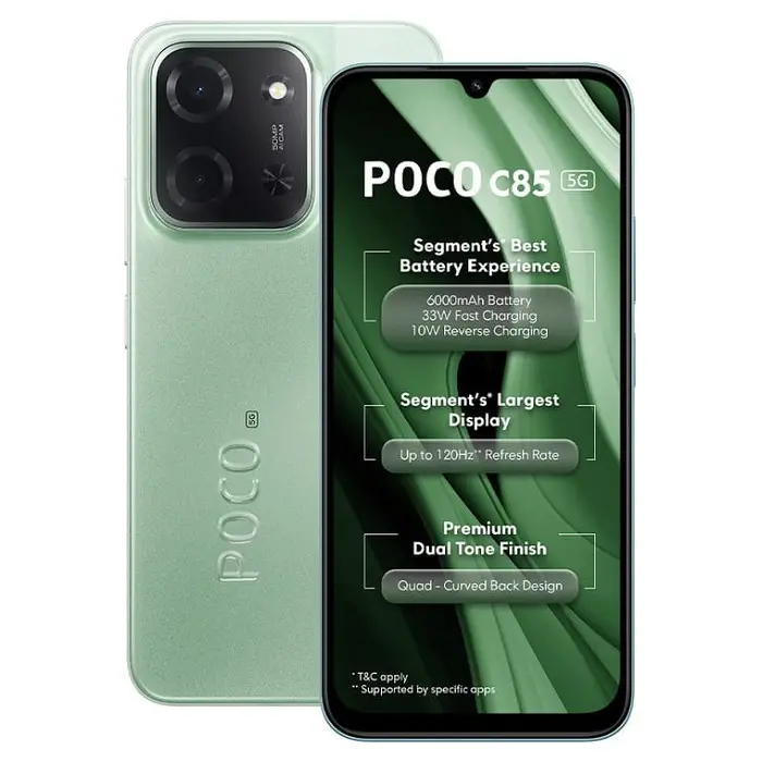 Xiaomi Poco C85 5G View 10 - Camera, Display & Design