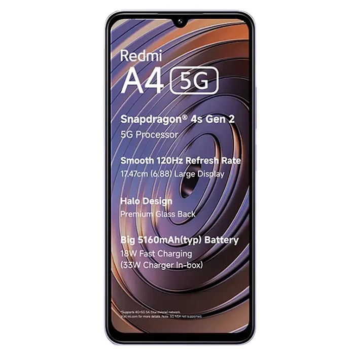 Xiaomi Redmi A4 View 2 - Camera, Display & Design