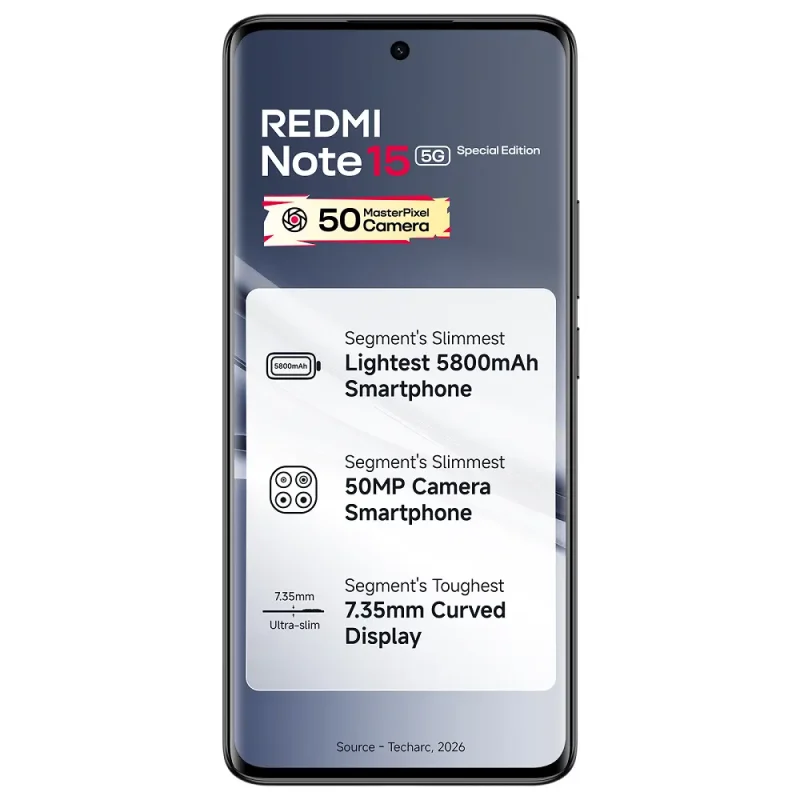 Xiaomi Redmi Note 15 SE 5G View 25 - Camera, Display & Design